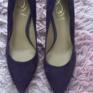 Sam Edelman Deep Purple Suede Heels